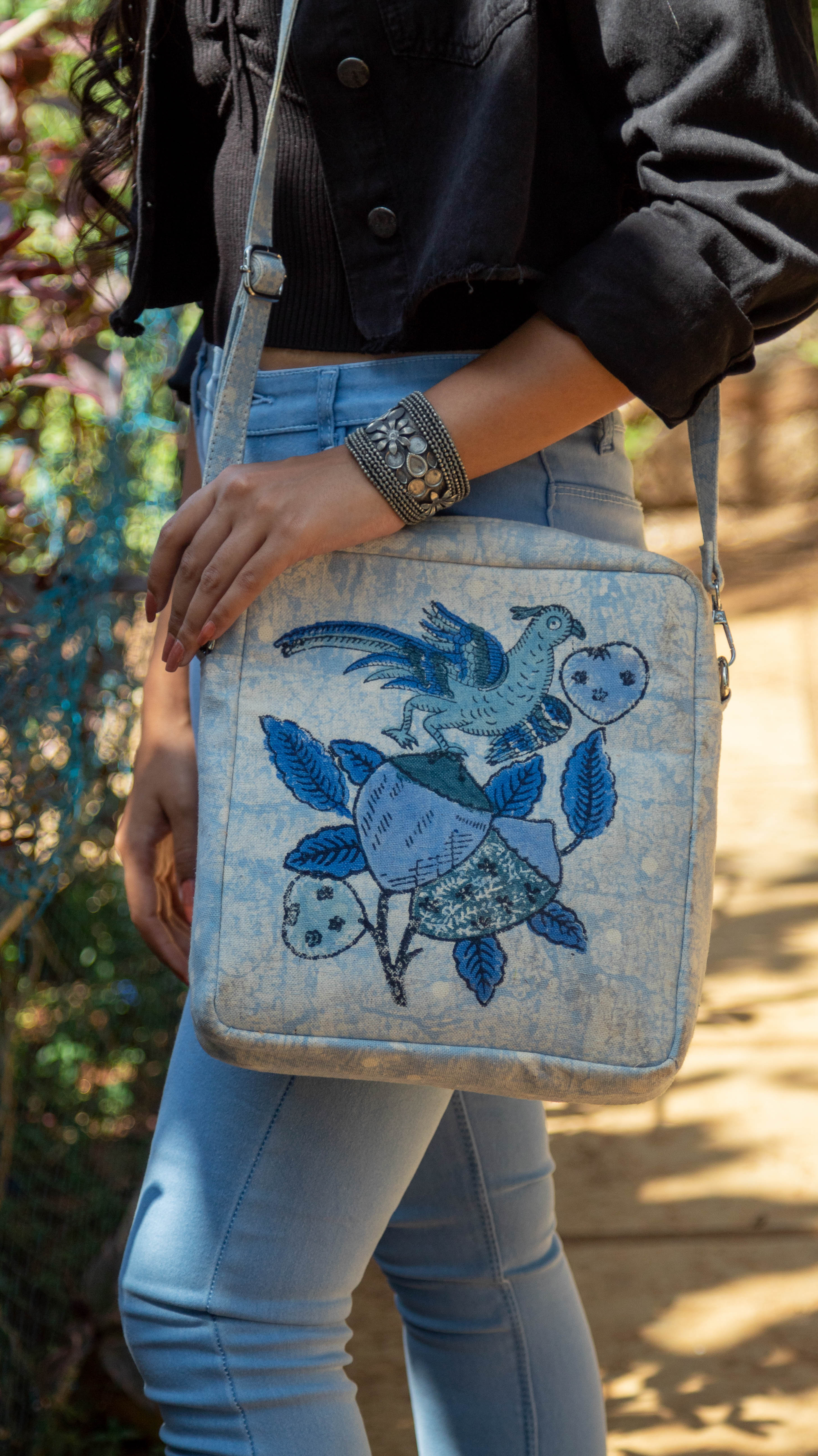 Sling Bag Tree of Life • Blue – rusticblends