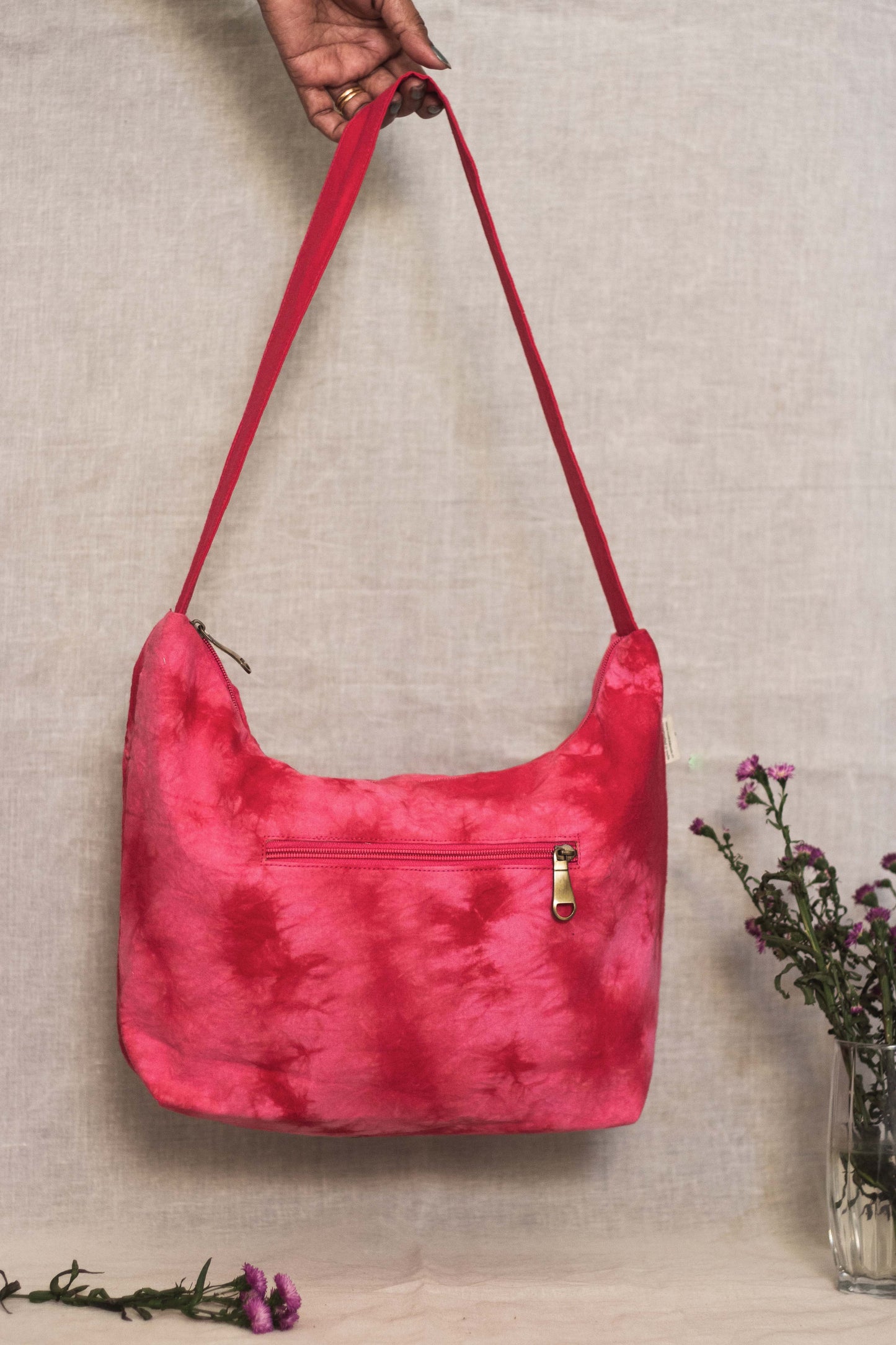 Cotton Hobo Bag • Candy Floss