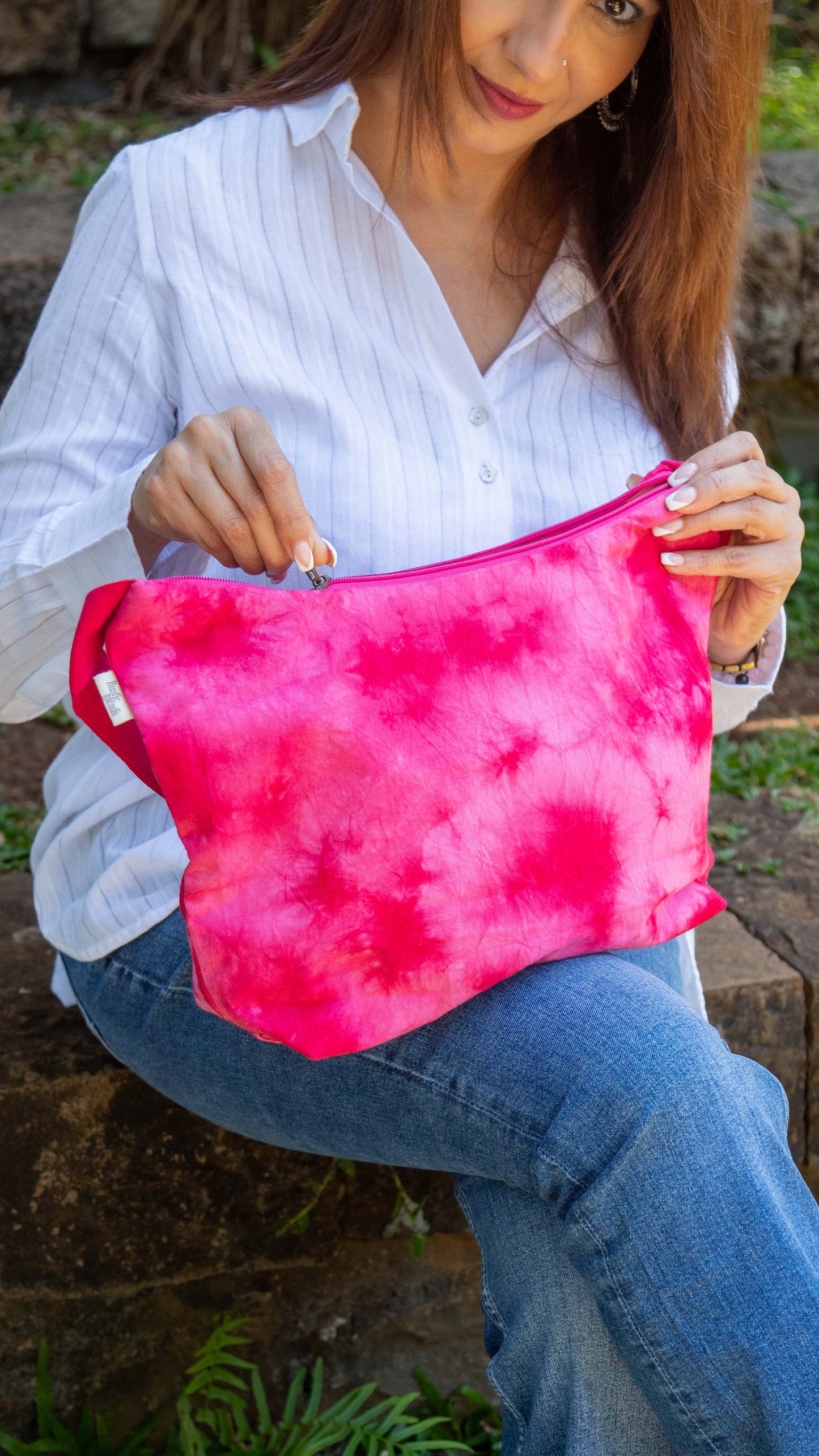 Cotton Hobo Bag • Candy Floss