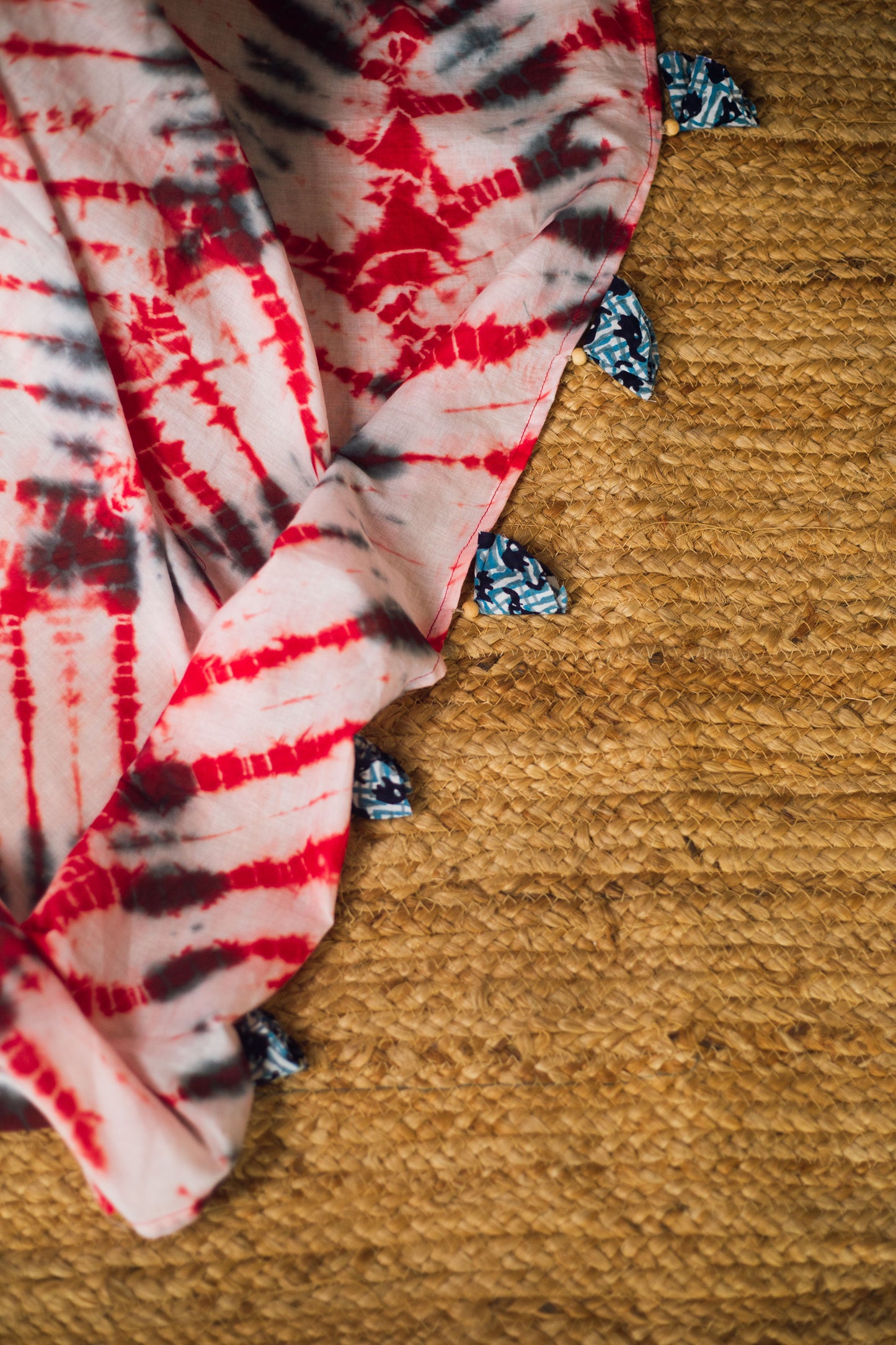 Cotton Mul Tie Dye Saree Laal Ishq