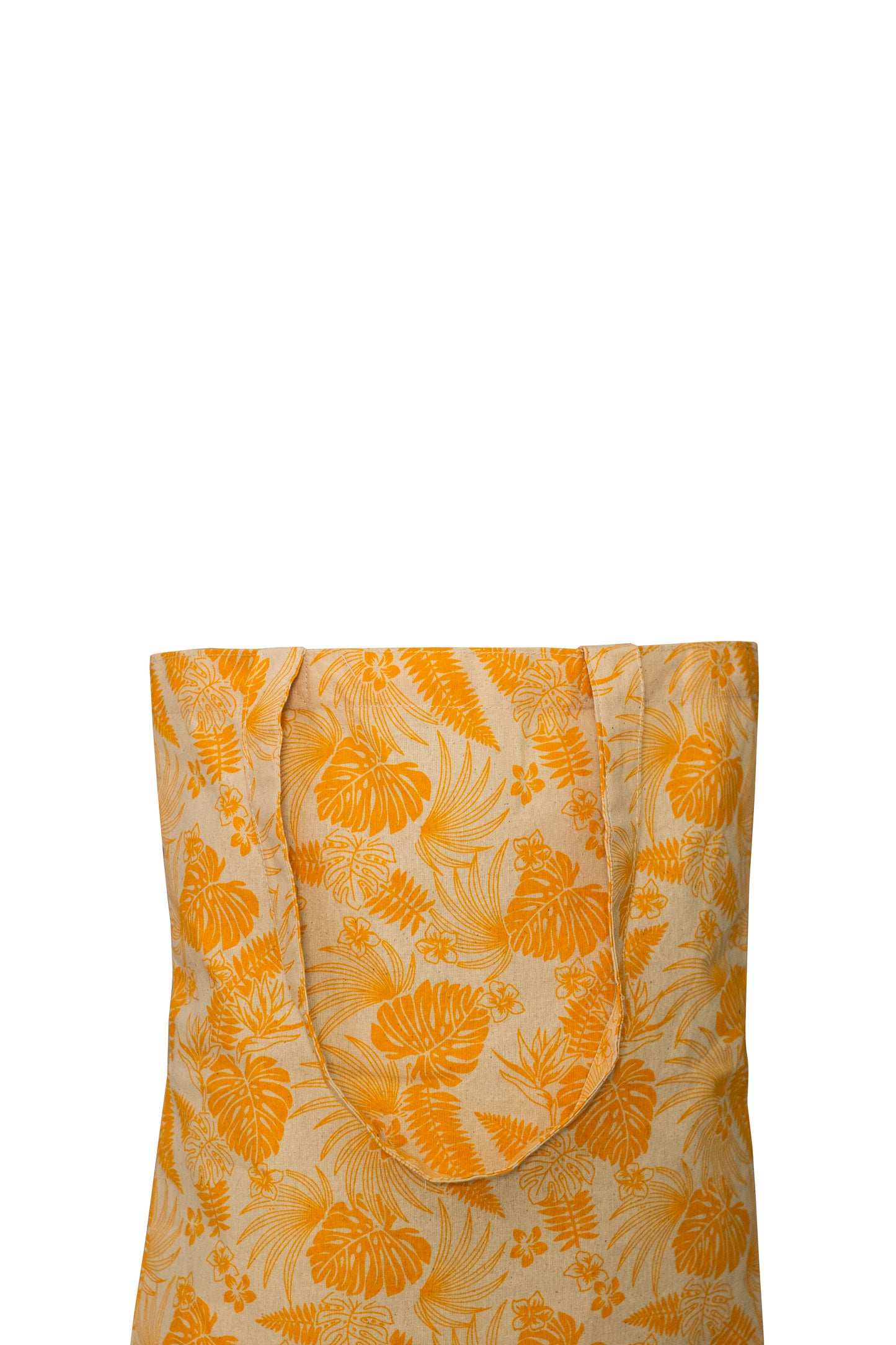 Forest Yellow Cotton Shopping Tote Bag