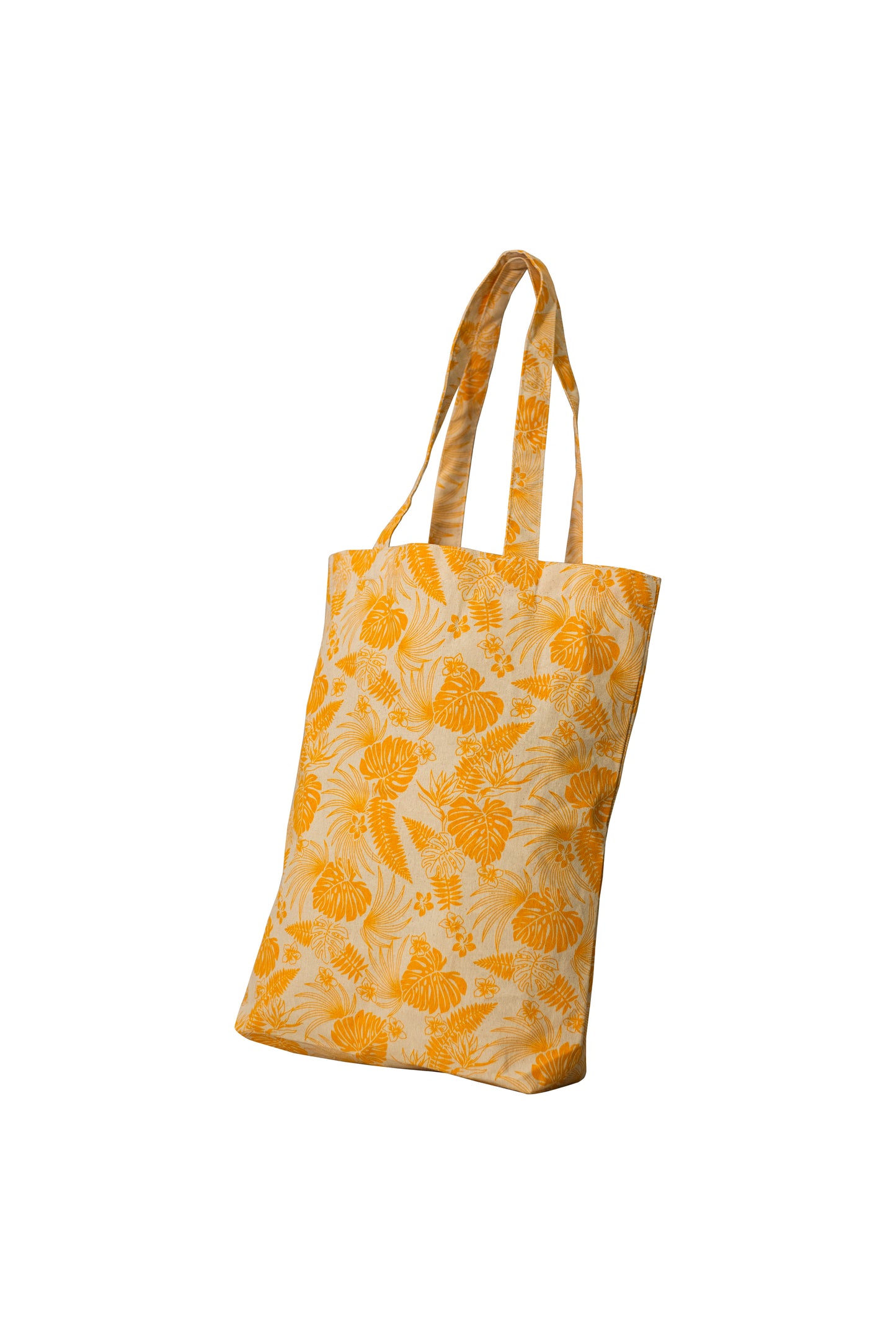 Forest Yellow Cotton Shopping Tote Bag