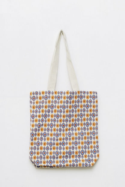 Canvas Cotton Shopping Tote Bag · Blooming Circles