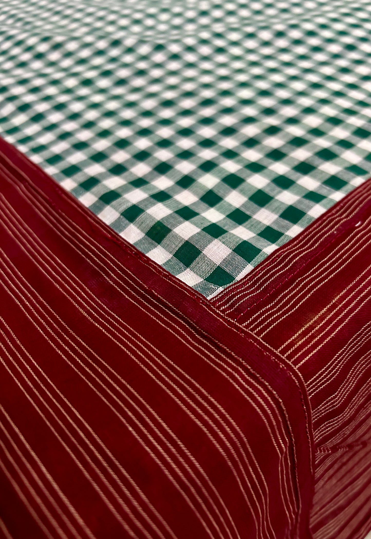 Christmas Cheer, handloom cotton single bedsheet (no pillow covers)