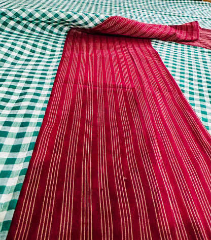 Christmas Cheer, handloom cotton single bedsheet (no pillow covers)